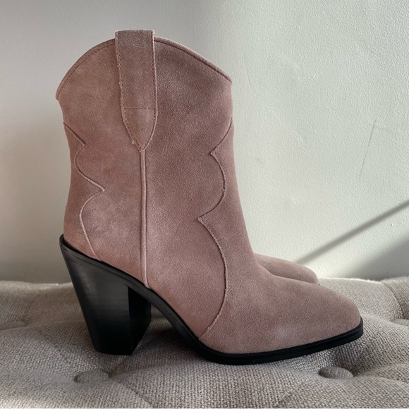 JEFFREY CAMPBELL Jument Western Bootie Pink Suede  size 6 - Picture 8 of 12